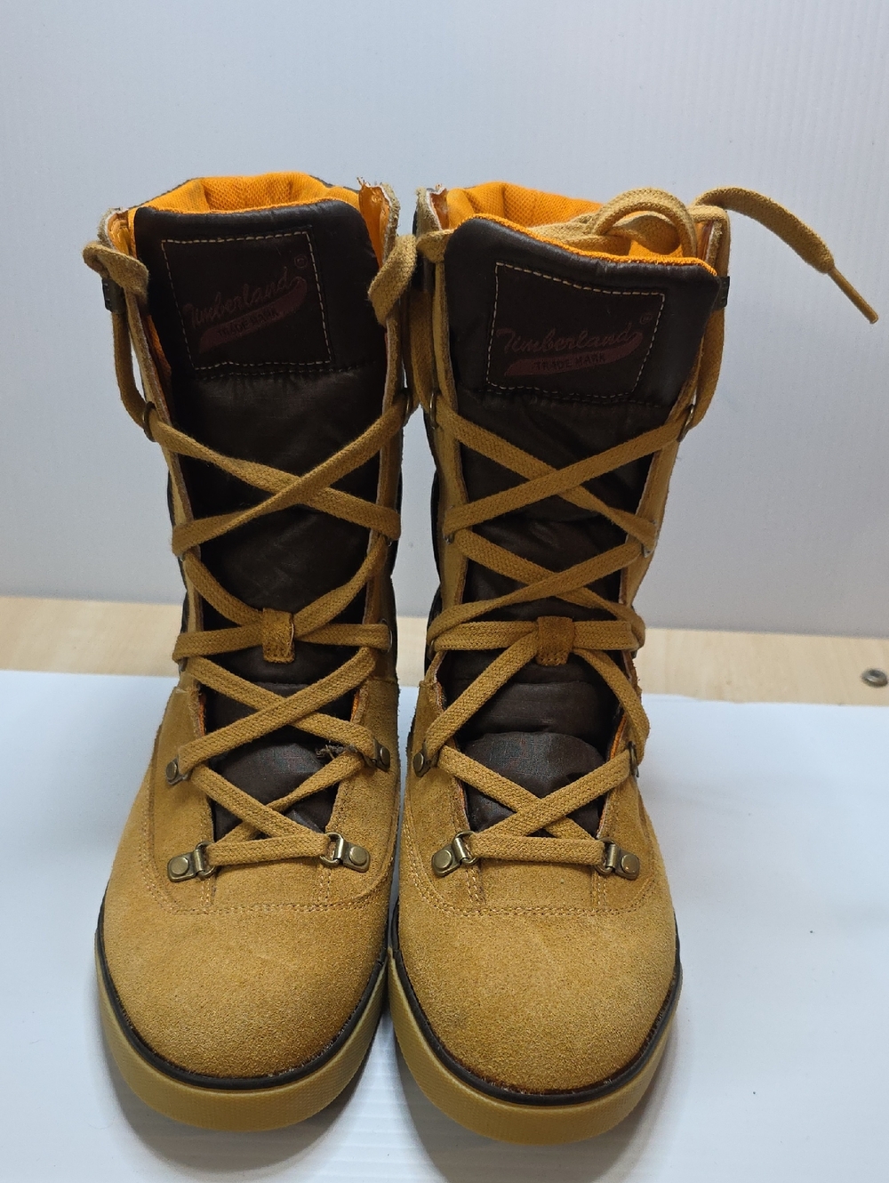 Timberland Women's Deering Puffy Winter Boot Tan Suede/brown Size 7 Women